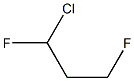 1-Chloro-1,3-difluoropropane Struktur