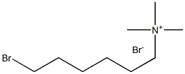 6-BROMOHEXYL TRIMETHYL AMMONIUM BROMIDE Struktur