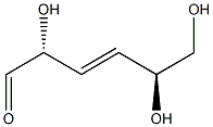 3,4-DIDEOXYGLUCOSONE-3-ENE Struktur