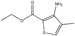 3-AMINO-4-METHYL-2-THIOPHENECARBOXYLIC ACID ETHYL ESTER Struktur