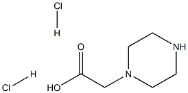 2-(PIPERAZIN-1-YL)ACETIC ACID DIHYDROCHLORIDE Struktur