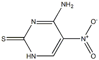 4-AMINO-5-NITRO-2-THIOPYRIMIDINE Struktur