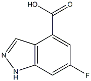 6-FLUOROINDAZOLE-4-CARBOXYLIC ACID Struktur