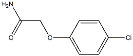 4-CHLOROPHENOXYACETAMIDE Struktur