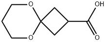 5,9-Dioxa-spiro[3.5]nonane-2-carboxylic acid
 Struktur