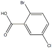 5-chloro-2-bromobenzoic acid Struktur