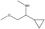 1-cyclopropyl-2-methoxy-N-methylethanamine Struktur