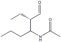 N-[(2S)-2-Formyl-1-Propylbutyl]Acetamide Struktur