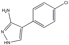 4-(4-chlorophenyl)-1H-pyrazol-3-amine Struktur