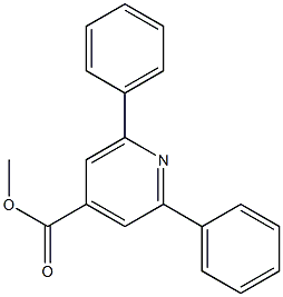 methyl 2,6-diphenylpyridine-4-carboxylate Struktur