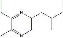 2-METHYL-3-ETHYL-5-2-METHYLBUTYLPYRAZINE Struktur