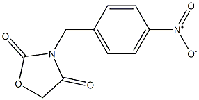 4-NITRO-BENZYL-2-OXAZOLIDINEDIONE Struktur