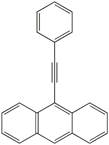 9-PHENYLETHYNYLANTHRACENE Struktur