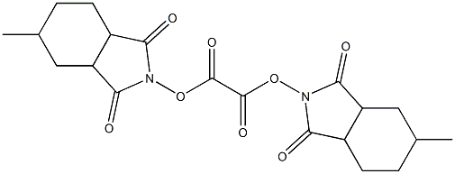 O,O''-OXALYLBIS(N-HYDROXY-4-METHYLHEXAHYDROPHTHALIMIDE) Struktur