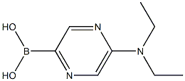 5-DIETHYLAMINOPYRAZINE-2-BORONIC ACID Struktur