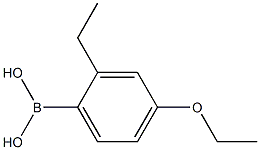 (4-ETHOXY-2-ETHYLPHENYL)BORONIC ACID Struktur