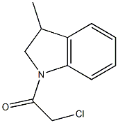 1-(CHLOROACETYL)-3-METHYLINDOLINE Struktur