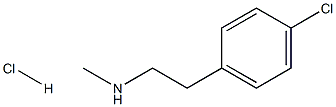 2-(4-CHLOROPHENYL)-N-METHYLETHANAMINE HYDROCHLORIDE Struktur