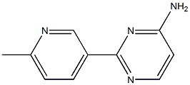 2-(6-METHYL-3-PYRIDINY)-4-AMINOPYRIMIDINE Struktur