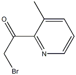 2-BROMO-1-(3-METHYLPYRIDIN-2-YL)ETHANONE Struktur