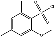 2-METHOXY-4,6-DIMETHYLBENZENESULFONYL CHLORIDE Struktur