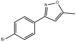 3-(4-BROMOPHENYL)-5-METHYLISOXAZOLE Struktur