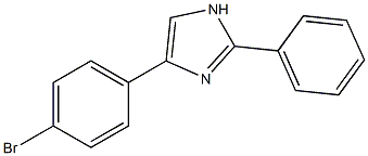 4-(4-BROMO-PHENYL)-2-PHENYL-1H-IMIDAZOLE Struktur