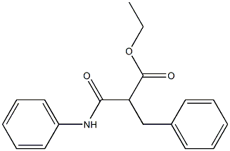 ETHYL 3-ANILINO-2-BENZYL-3-OXOPROPANOATE Struktur