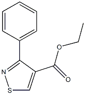 ETHYL 3-PHENYLISOTHIAZOLE-4-CARBOXYLATE Struktur