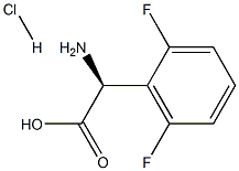 2-(2,6-difluoro-phenyl)-L-glycine HCl Struktur