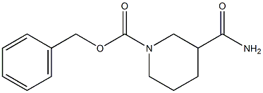 1-Cbz-3-carbamoylpiperidine Struktur