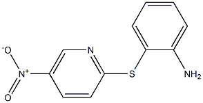 2-[(5-nitro-2-pyridyl)thio]aniline Struktur