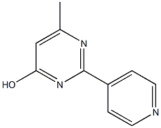 6-methyl-2-(4-pyridinyl)-4-pyrimidinol Struktur