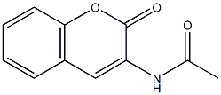 N1-(2-oxo-2H-chromen-3-yl)acetamide Struktur