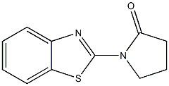 1-(1,3-benzothiazol-2-yl)pyrrolidin-2-one Struktur