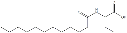 2-(dodecanoylamino)butanoic acid Struktur