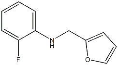 N-(2-fluorophenyl)-N-(2-furylmethyl)amine Struktur