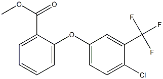 methyl 2-[4-chloro-3-(trifluoromethyl)phenoxy]benzenecarboxylate Struktur