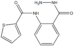 N2-[2-(hydrazinocarbonyl)phenyl]thiophene-2-carboxamide Struktur