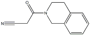 3-oxo-3-(1,2,3,4-tetrahydroisoquinolin-2-yl)propanenitrile Struktur