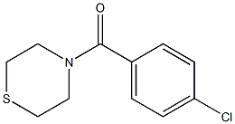 (4-chlorophenyl)(1,4-thiazinan-4-yl)methanone Struktur