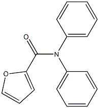 N2,N2-diphenyl-2-furamide Struktur