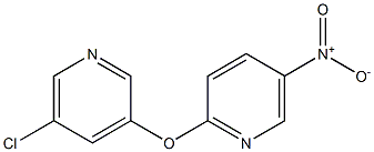 2-[(5-chloropyridin-3-yl)oxy]-5-nitropyridine Struktur