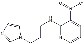 N2-[3-(1H-imidazol-1-yl)propyl]-3-nitropyridin-2-amine Struktur