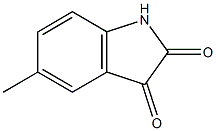 5-methylindoline-2,3-dione Struktur