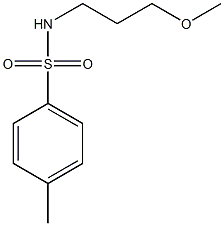 N1-(3-methoxypropyl)-4-methylbenzene-1-sulfonamide Struktur