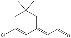 (3-Chloro-5,5-dimethyl-2-cyclohexenylidene)acetaldehyde Struktur