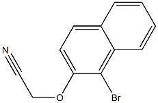 2-[(1-bromo-2-naphthyl)oxy]acetonitrile Struktur