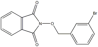 2-[(3-bromobenzyl)oxy]-1H-isoindole-1,3(2H)-dione Struktur