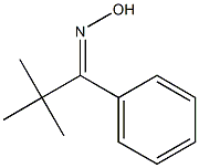 2,2-dimethyl-1-phenylpropan-1-one oxime Struktur